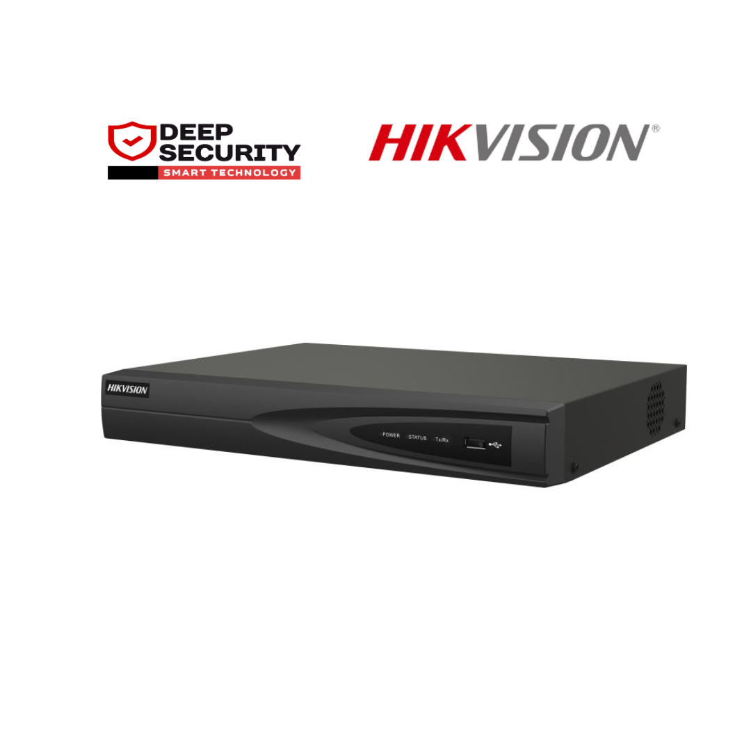 HIK 8CH 4K NVR DS7608NI-QI/8P 8CH POE 8MP 4K Network Video Recorder NVR with Built-in Poe Ports for IP Poe Cameras