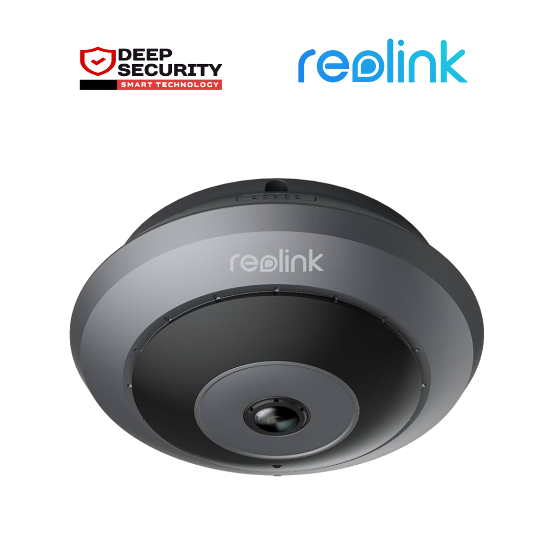 REOLINK WIFI Fisheye Camera FE-W, 2K+ 6MP 360° Panorama, 2.4/5GHz WIFI Indoor Security Camera-WC3K02W