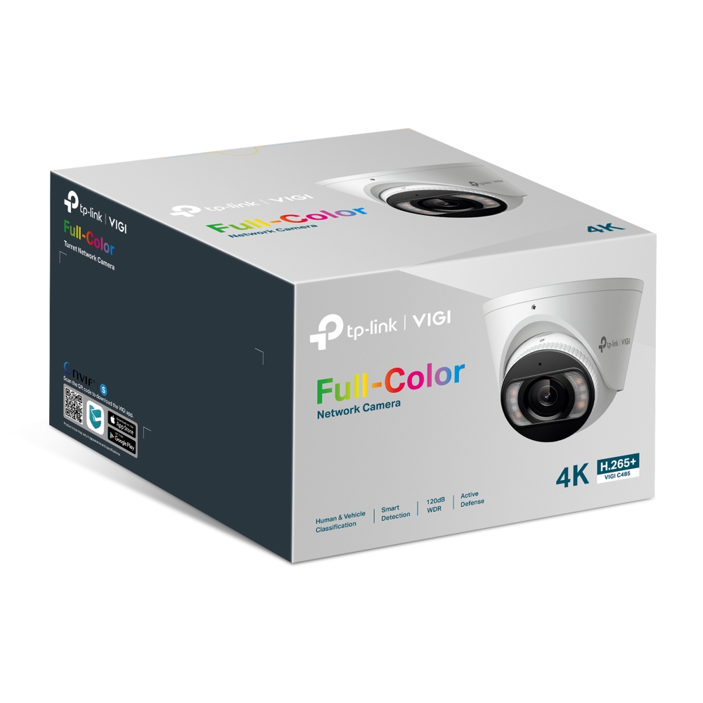 VIGI 8MP Full-Color Turret Network Camera VIGI C485(2.8mm)