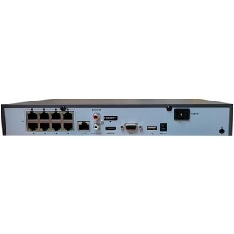 HIK 8CH 4K NVR DS7608NI-QI/8P 8CH POE 8MP 4K Network Video Recorder NVR with Built-in Poe Ports for IP Poe Cameras