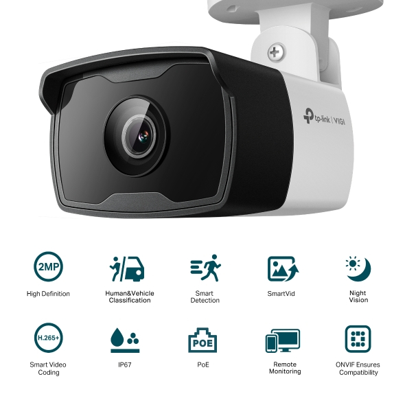 VIGI 2MP Outdoor IR Bullet Network Camera