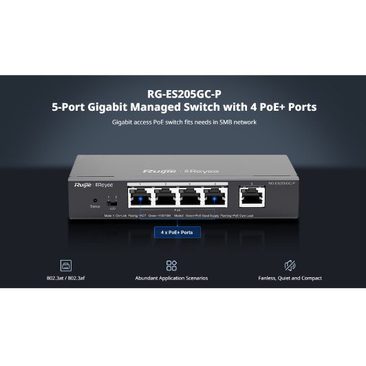 5-Port Switch with Smart Cloud Mananged 