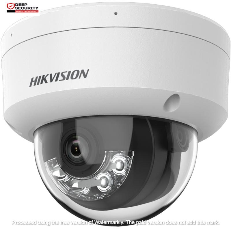 HKVISION 2MP Smart Hybrid Light Fixed Dome Network Camera DS-2CD1123G2-LIU(2.8mm)