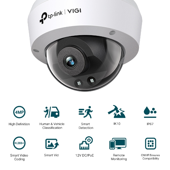 VIGI 4MP Full-Color Dome Network Camera